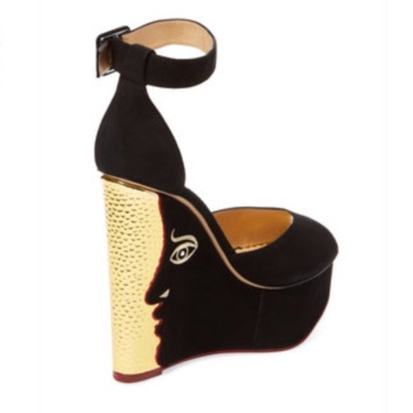 CHARLOTTE OLYMPIA TWO-FACED PLATFORM WEDGE - Picture 4 of 12
